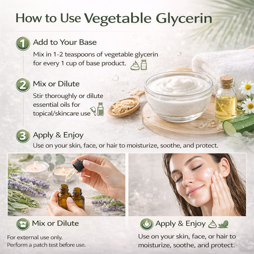 Glycerin Vegetable Oil (100% Pure/Natural) FREE SHIPPING