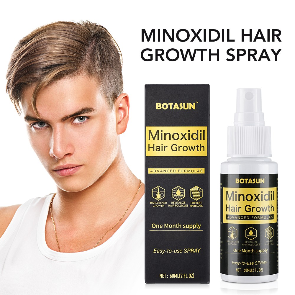3 Pack 5% Minoxidil Hair Growth Serum Spray for Men Hair Regrowth 3 Month Supply