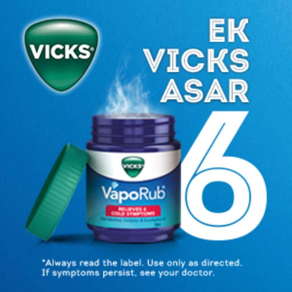 BIG SIZE Vicks Vaporub 105ML, Relief From Cold, Cough, Blocked Nose, Headache