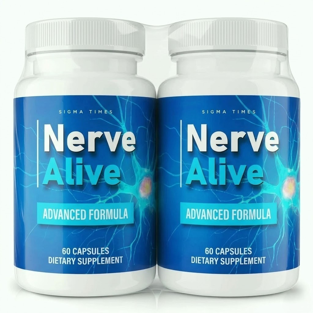 Nerve Alive Capsules, Nerve Supplement for Nerve Health Support 60ct | Pack of 2