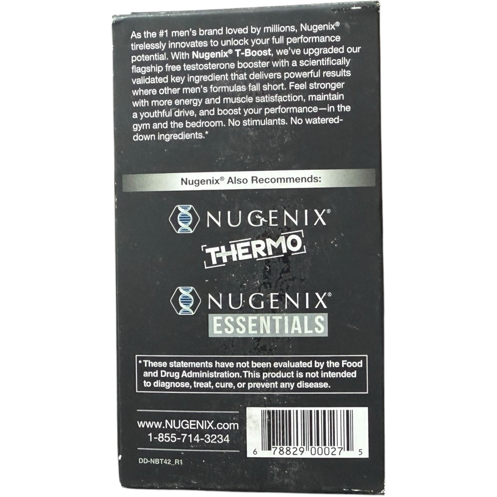 (3) Nugenix T-BOOST Free Test Boosting Formula – 42 Caps ~ Exp 06/2027+