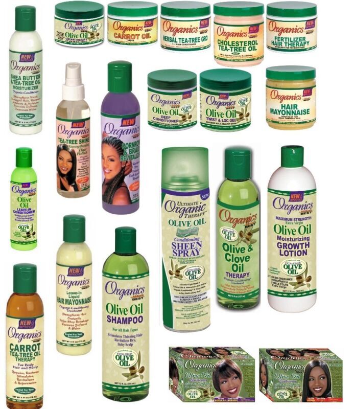 ORGANICS (Olive Oil) BY AFRICA’S BEST AFRO HAIR CARE PRODUCTS FULL RANGE