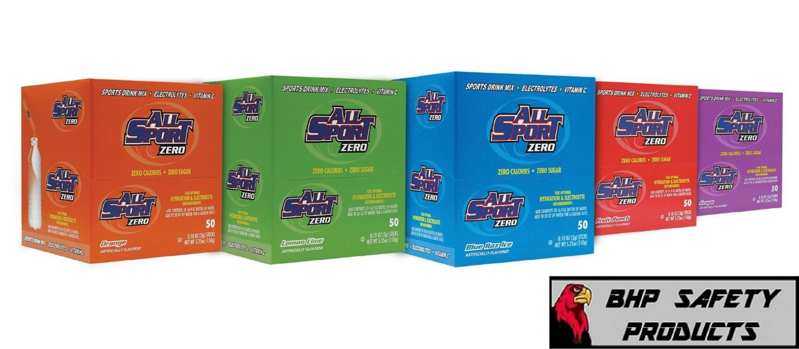 ALL SPORT ZERO CALORIE POWDER HYDRATION STICKS, SUGAR FREE SPORTS DRINK MIX