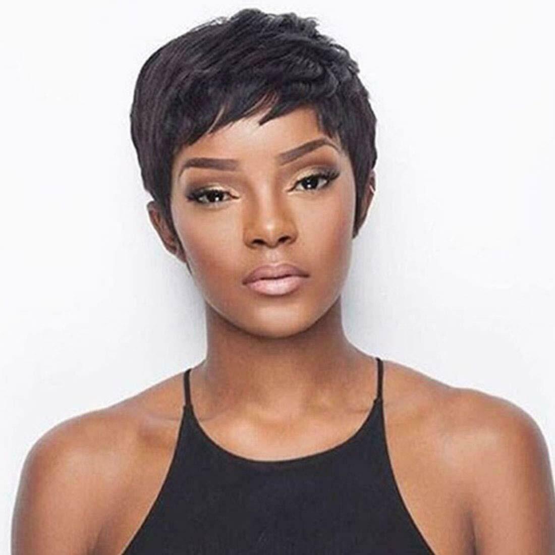 Pixie Cut Human Hair Wigs Short Pixie Wig None Lace Front Wigs Boy Cut Straight