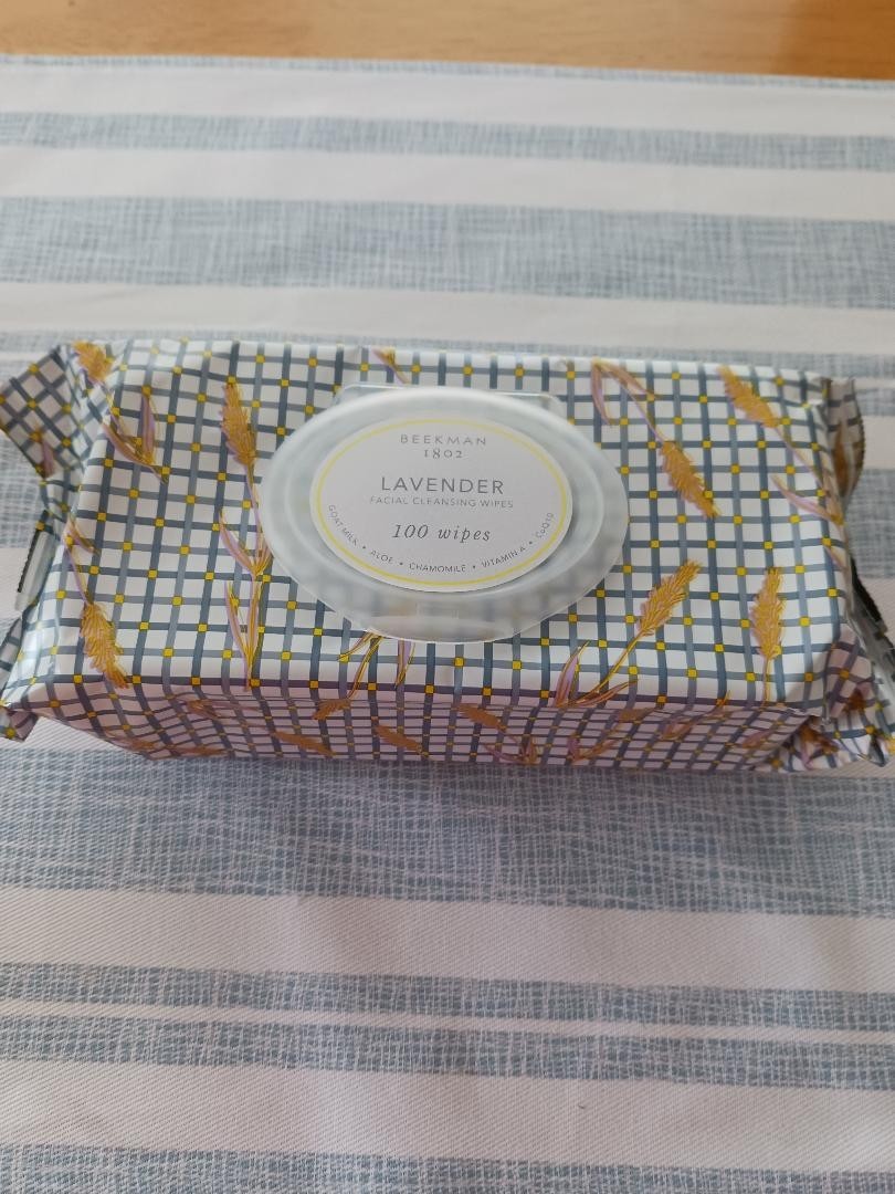 Beekman 1802 Goat Milk Facial Cleansing Wipes Lavender 100 Ct SEALED