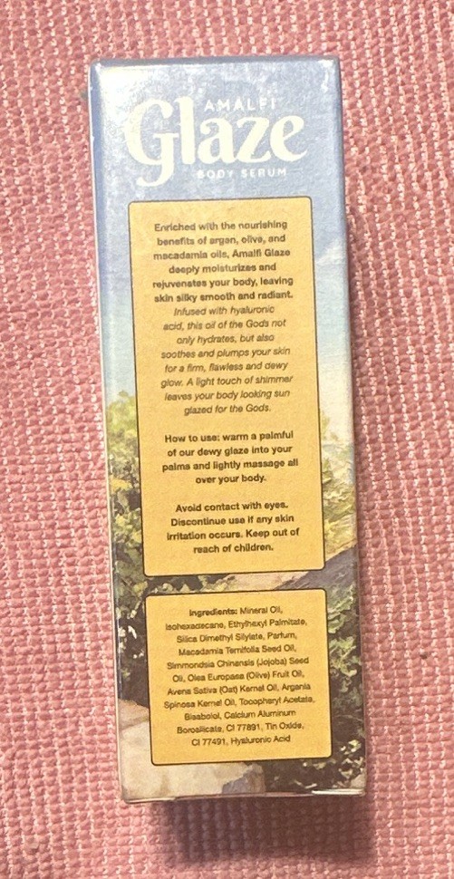 Dew of the Gods Amalfi Glaze Heaven-Grade Body Serum Moisturizing, 1 fl oz