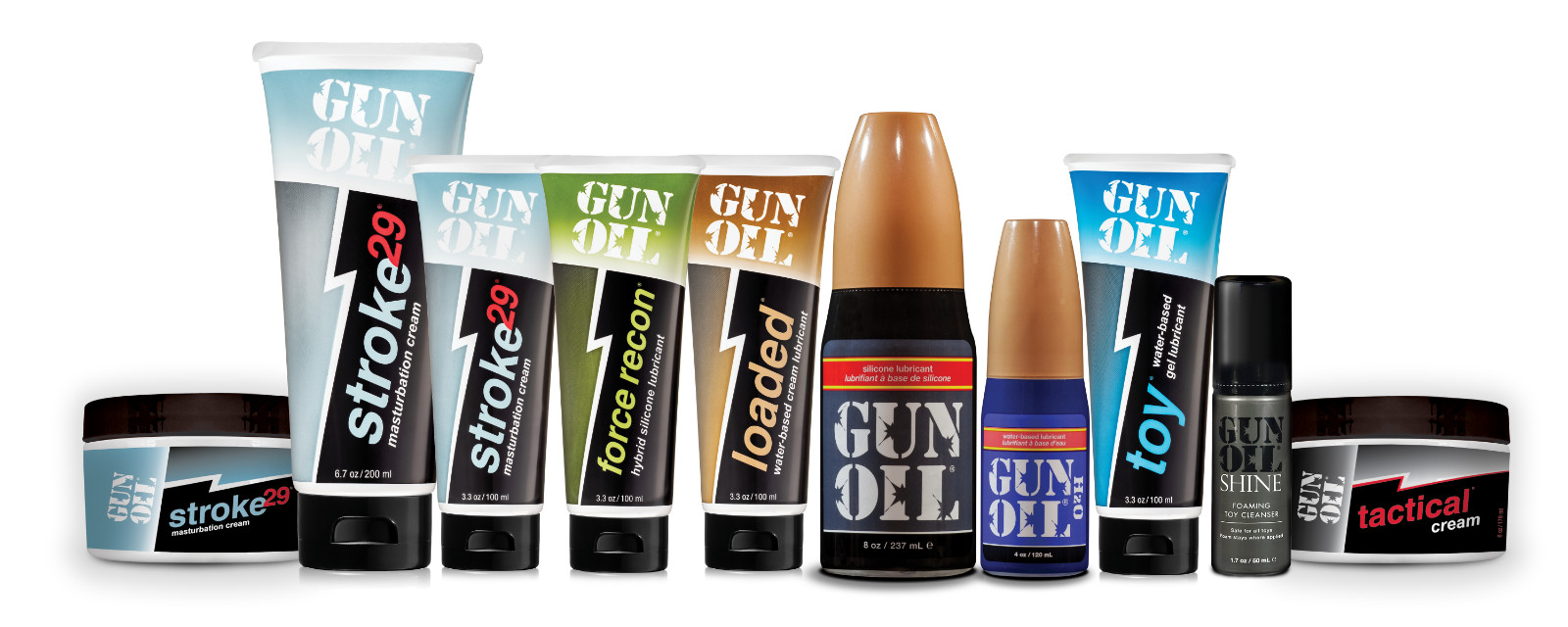 Authentic GUN OIL Silicone-Based Personal Lubricant Premium Glide Sex Lube ®