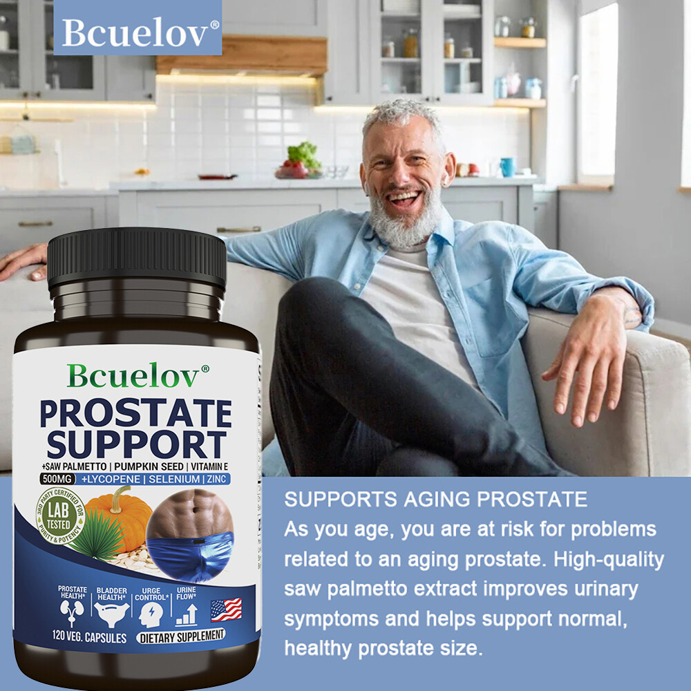 Prostate Support Capsules – Increase Urinary Flow,Prostate & Bladder Health