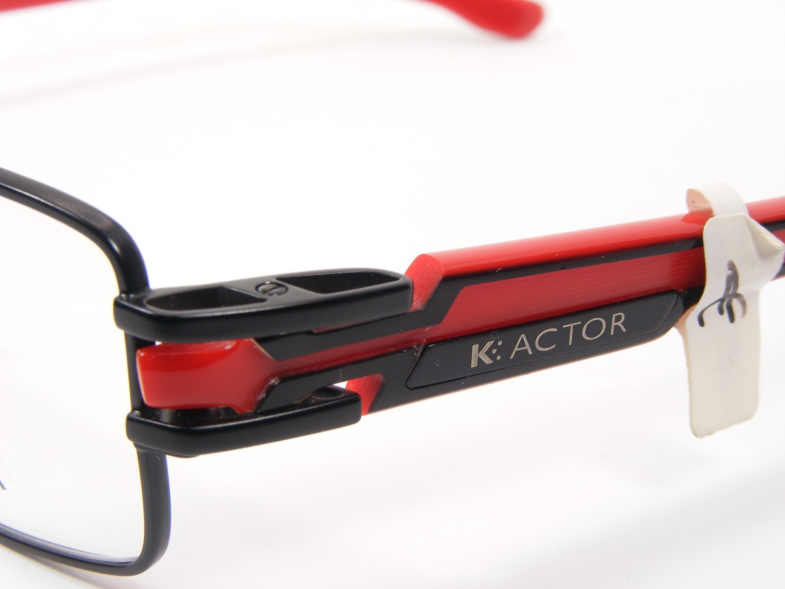 “READ” K-ACTOR KV2033 52 BLACK /RED UNIQUE RARE EYEGLASSES GLASSES 54-17-135mm