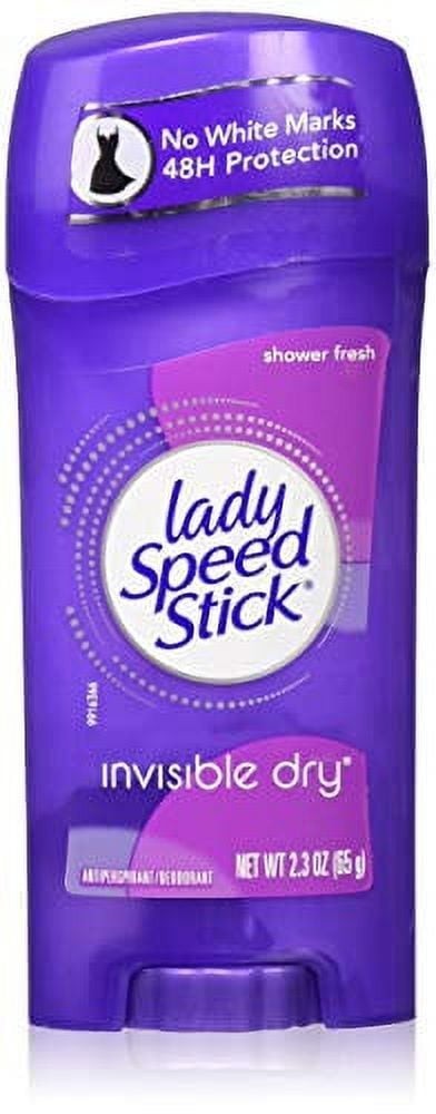 Lady Speed Stick Invisible Dry Antiperspirant Deodorant, Shower Fresh, Women