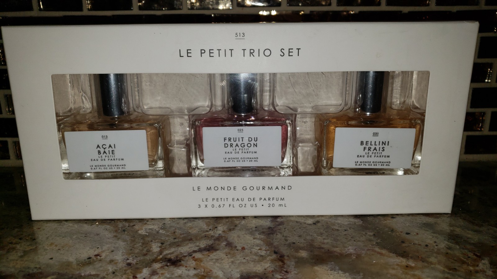 LE MONDE GOURMAND Le Petit Trio Gift Set Le Petit EDP Spray 3 X 0.67oz Each NIB