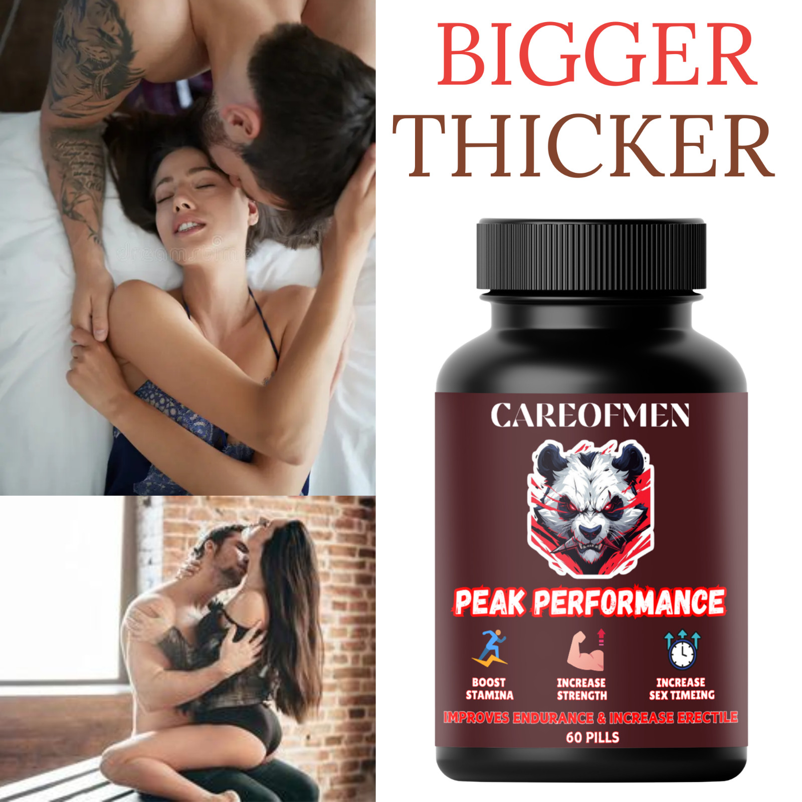 NEW . 60 Powerful Capsules . Works In 10 Minutes. 100% Money Back Guaranteed….