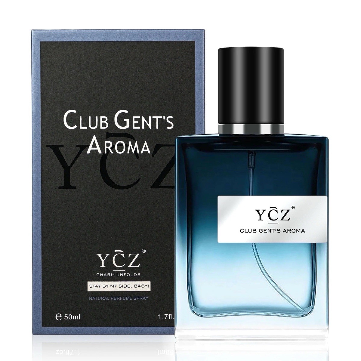 YCZ Club Gent’s Aroma Perfume Spray 1.7oz 1.7 fl oz Regular Size Limonene