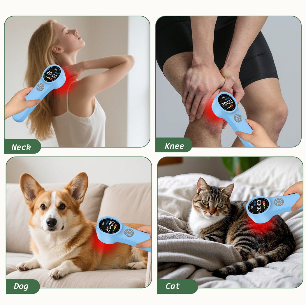 1760mW Cold Laser Therapy Device LLLT 24 Diodes for Human Muscle Pain Treatment