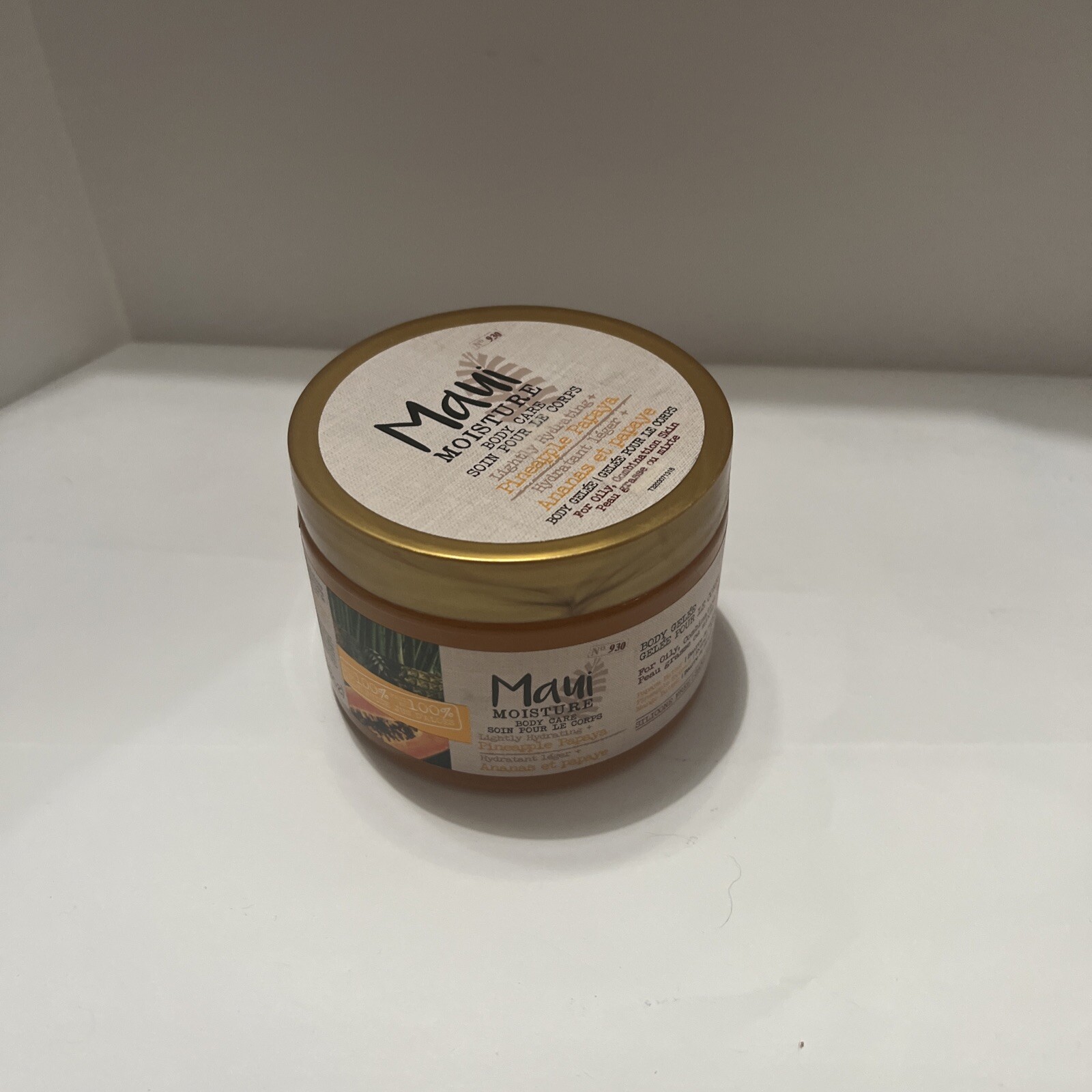 Maui Moisture Body Gelee Pineapple Papaya Refresh Moisturize Balance 12oz. New