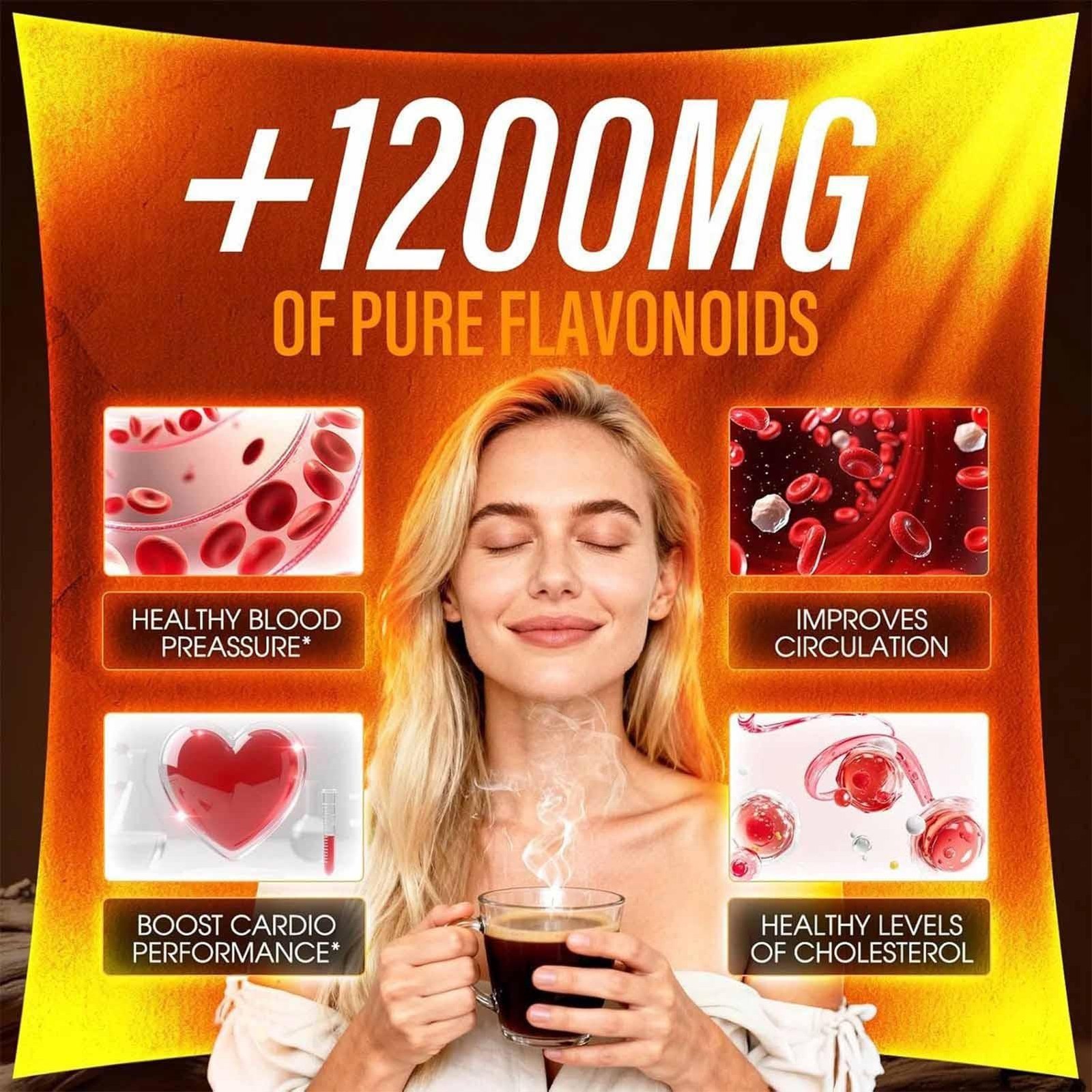 Black Forest High Flavanol Cocoa Powder And Flavonoids Supplements 1200mgDm