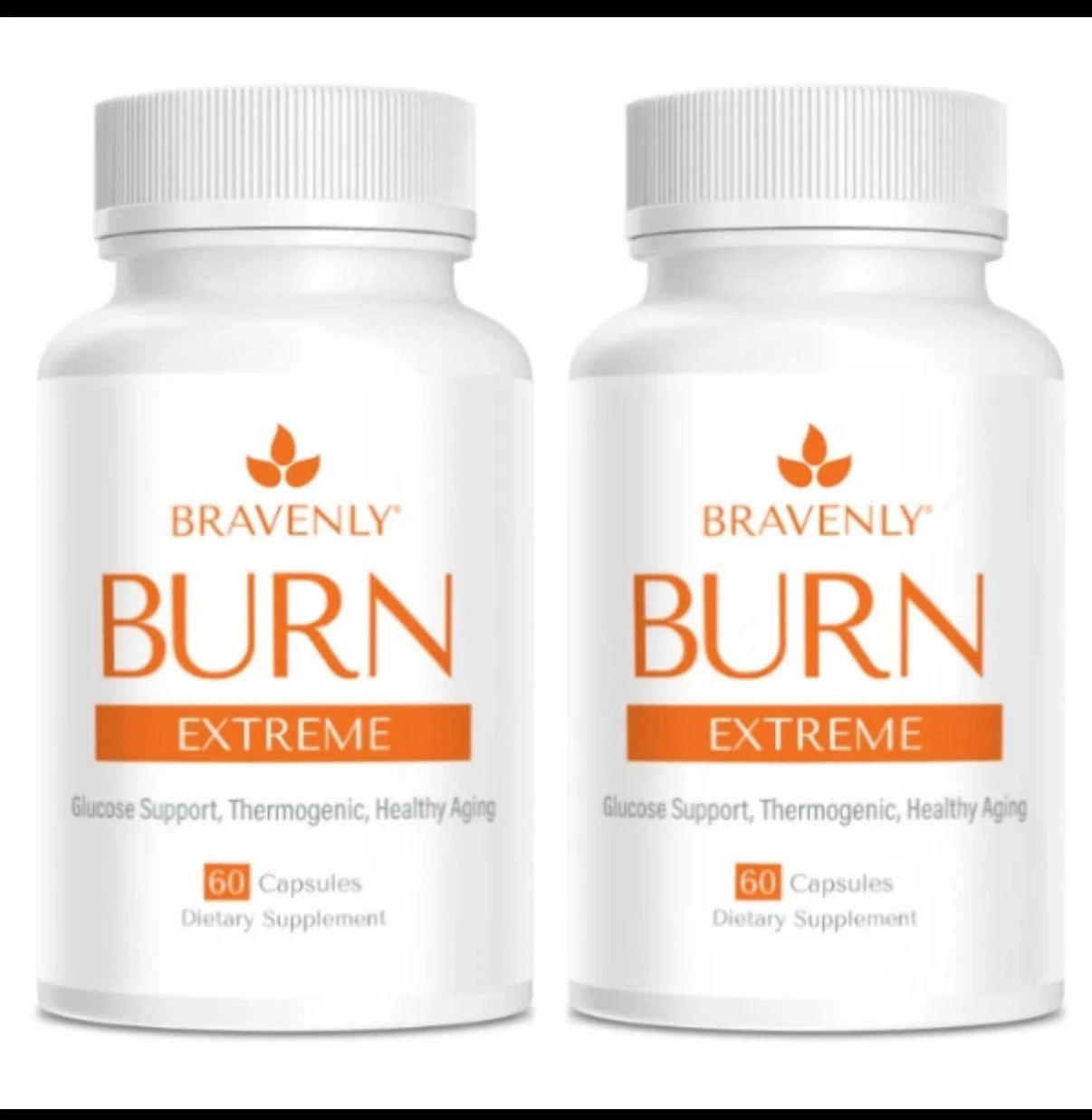 Bravenly Burn Extreme 60 capsules – EXP: 03/2027. 2 Pack