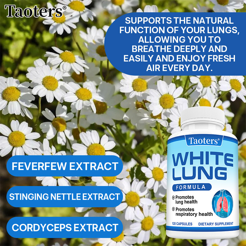 White Lung – Lung Cleanse & Detox.Support Clear Lungs a Healthy Lungs Supplement