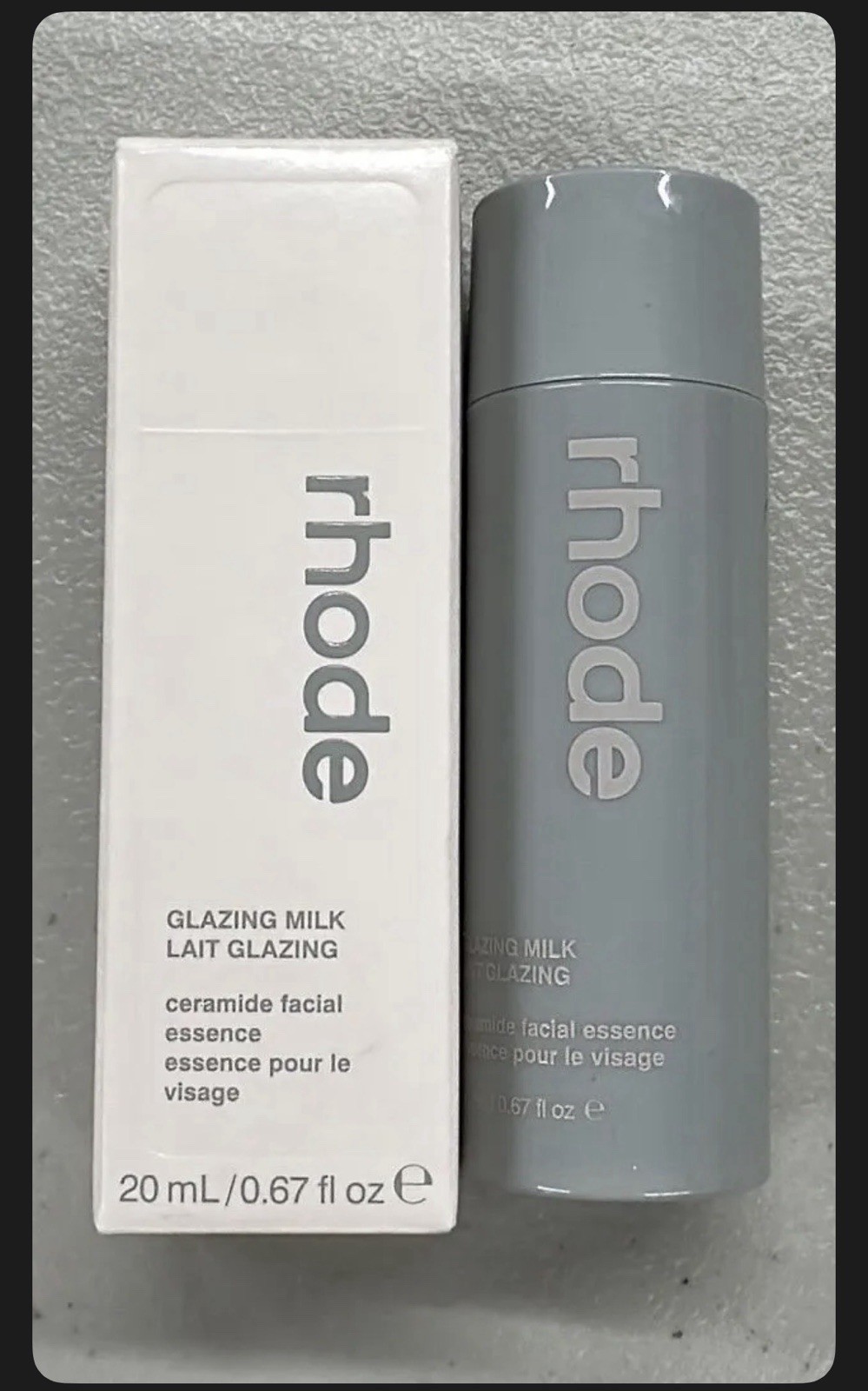 Rhode Glazing Milk Ceramide Facial Essence 20ml/0.67fl.oz. Travel Size NIB