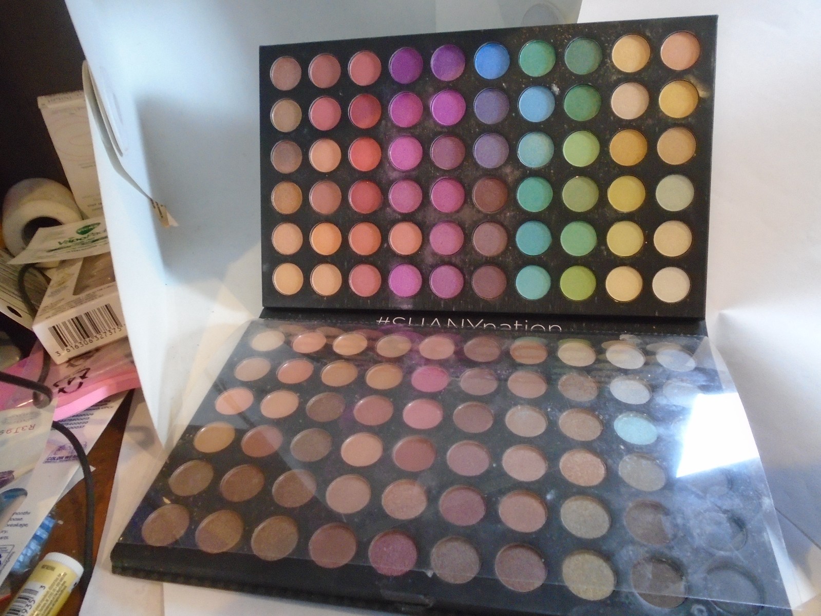 SHANY Ultimate Fusion 120 Color Eye shadow Palette Natural Nude Neon OPEN BOX