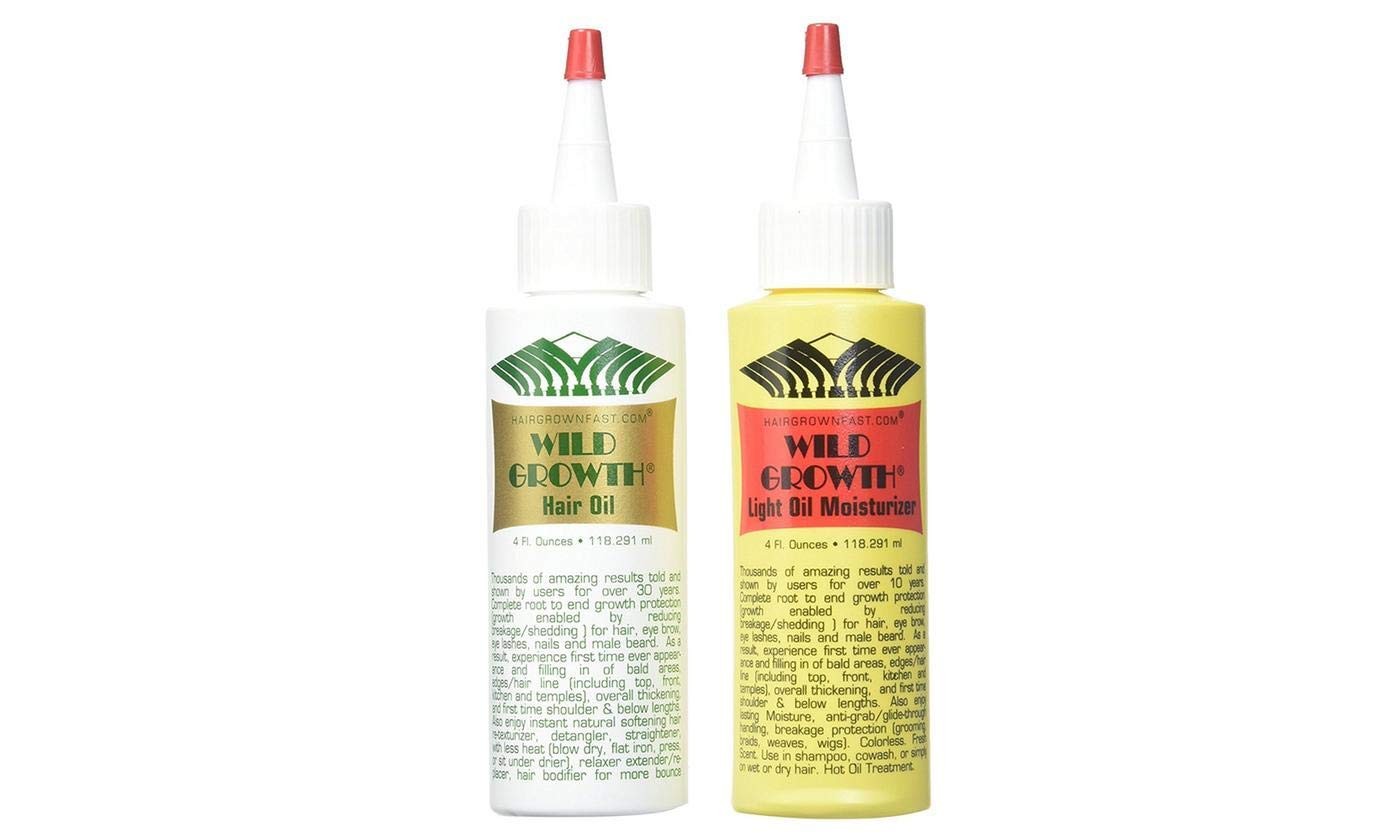Wild Growth Hair Care System, 4 Fl Oz (Pack of 2) 4 2), Clear