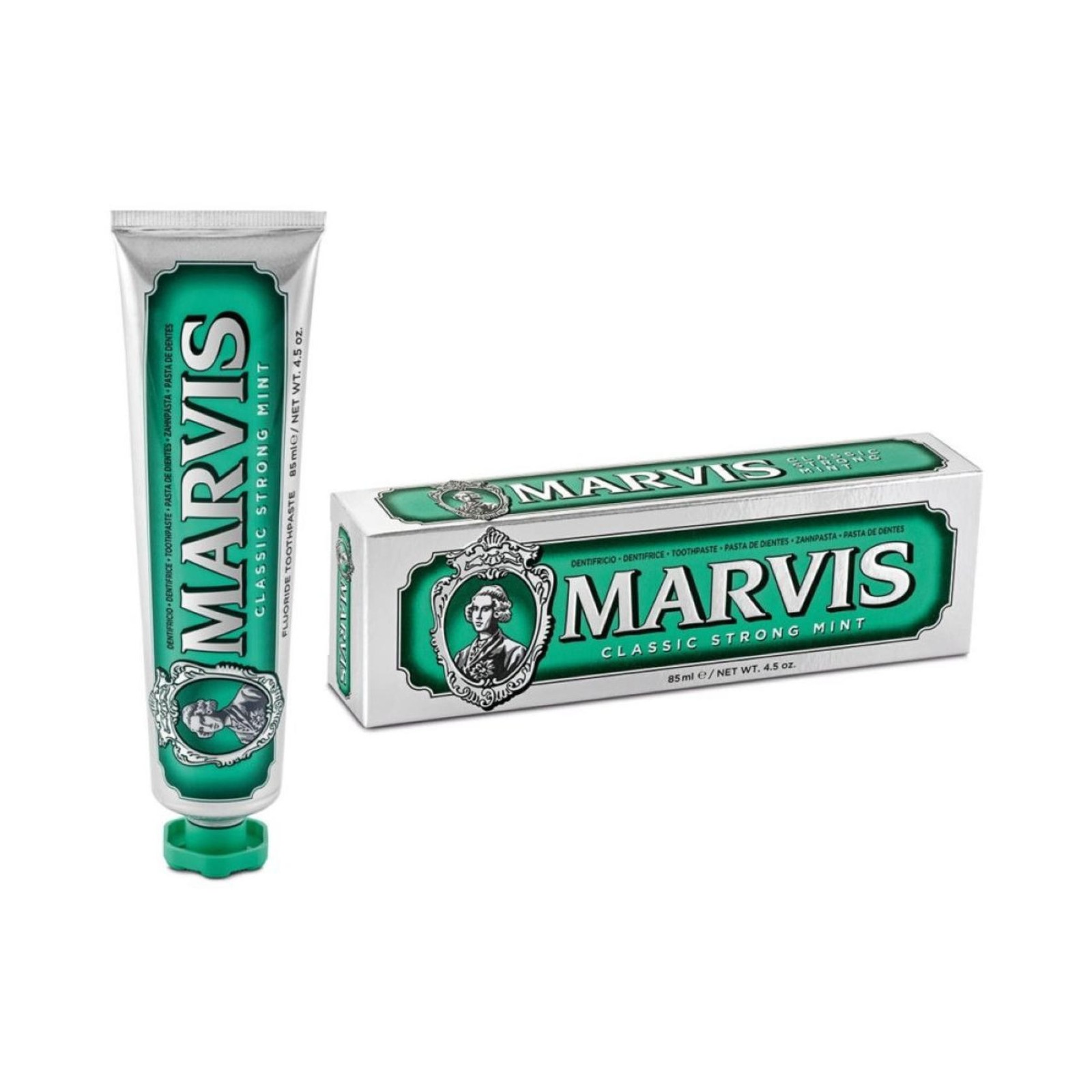 Marvis Toothpaste Whitening Mint, Licorice Sinuous Lily Vegan Cruelty-Free 85 ml