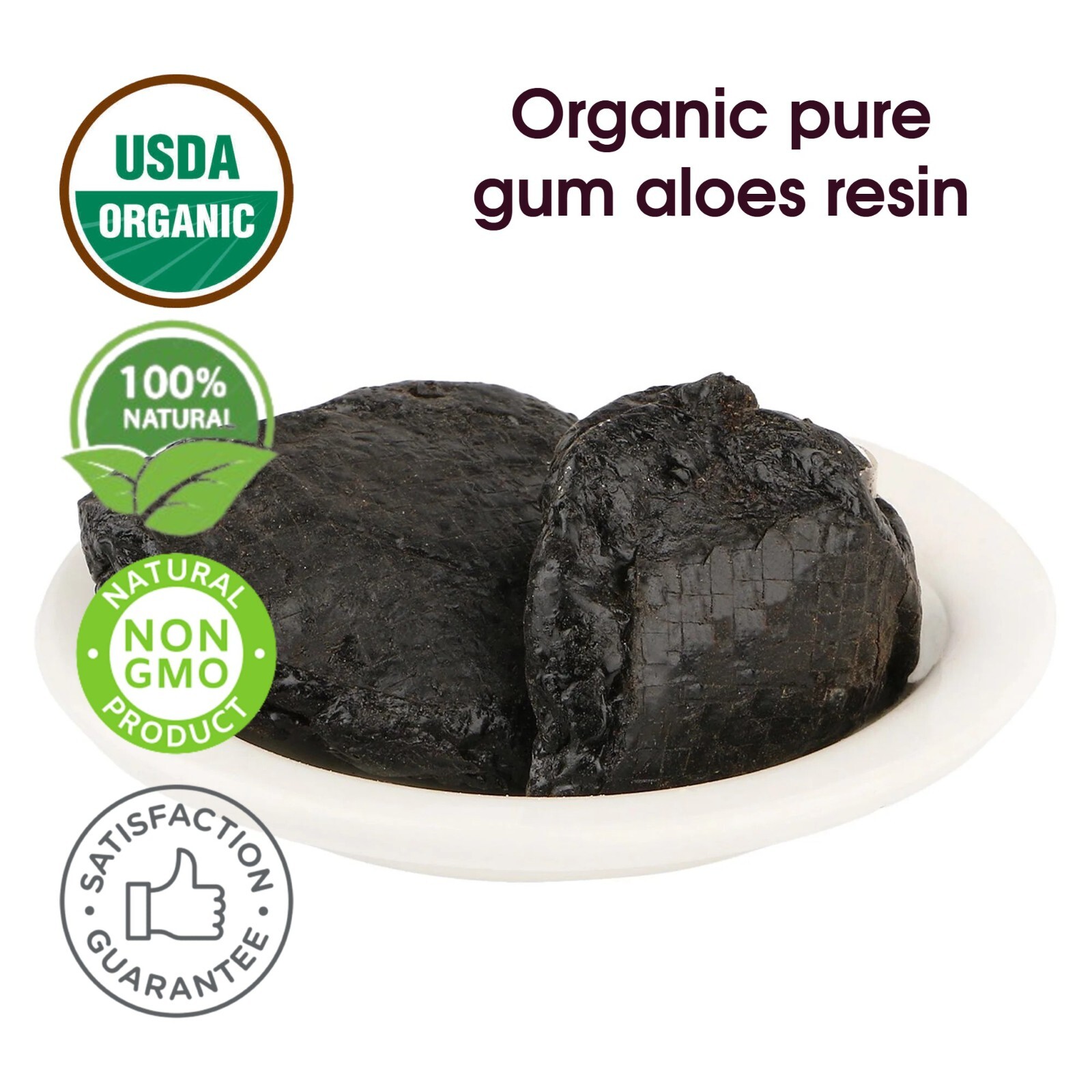 *USDA Organic Gum Aloes Pure Aloe Vera Resin 100% Medicinal Gum Aloe BOGO SALE