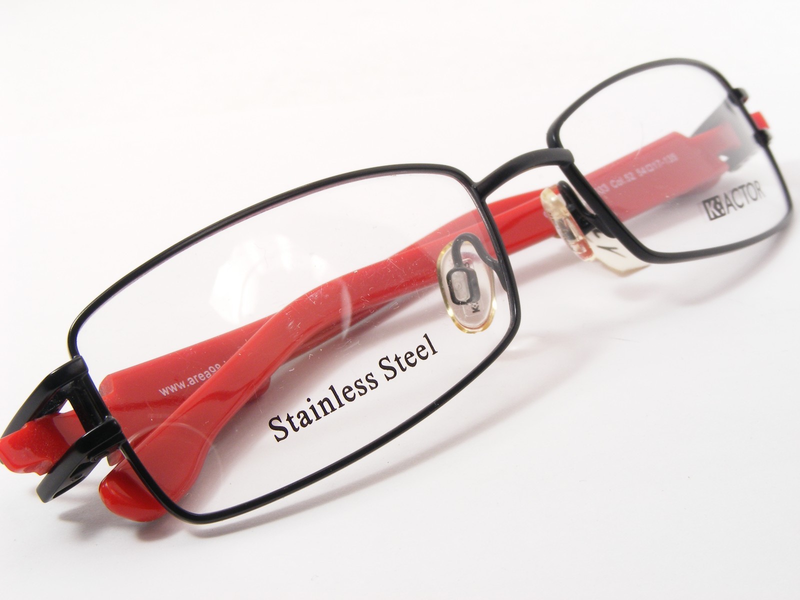 “READ” K-ACTOR KV2033 52 BLACK /RED UNIQUE RARE EYEGLASSES GLASSES 54-17-135mm