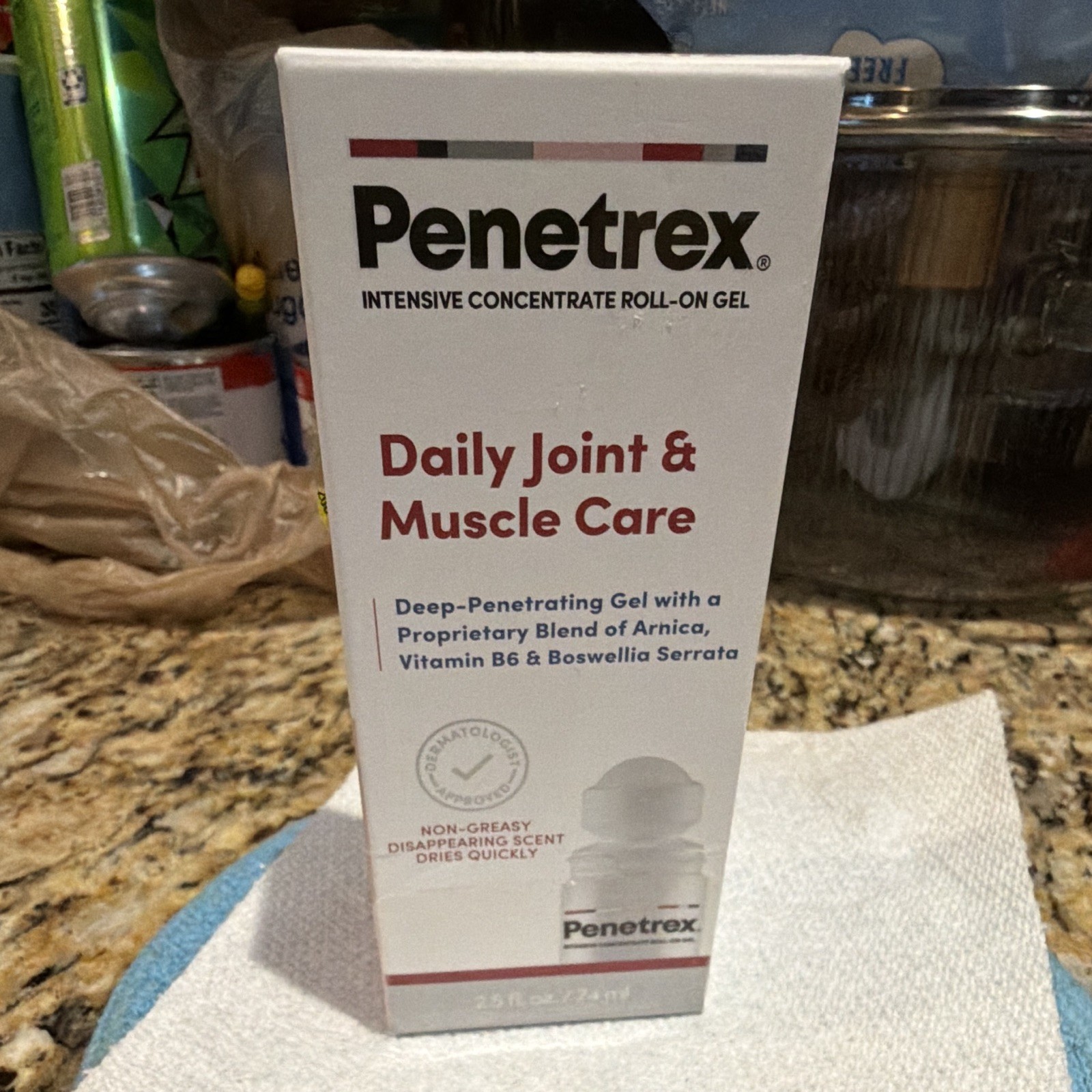 Penetrex Joint & Muscle Pain Treatment Non-Greasy Roll-On Gel 2.5 fl oz