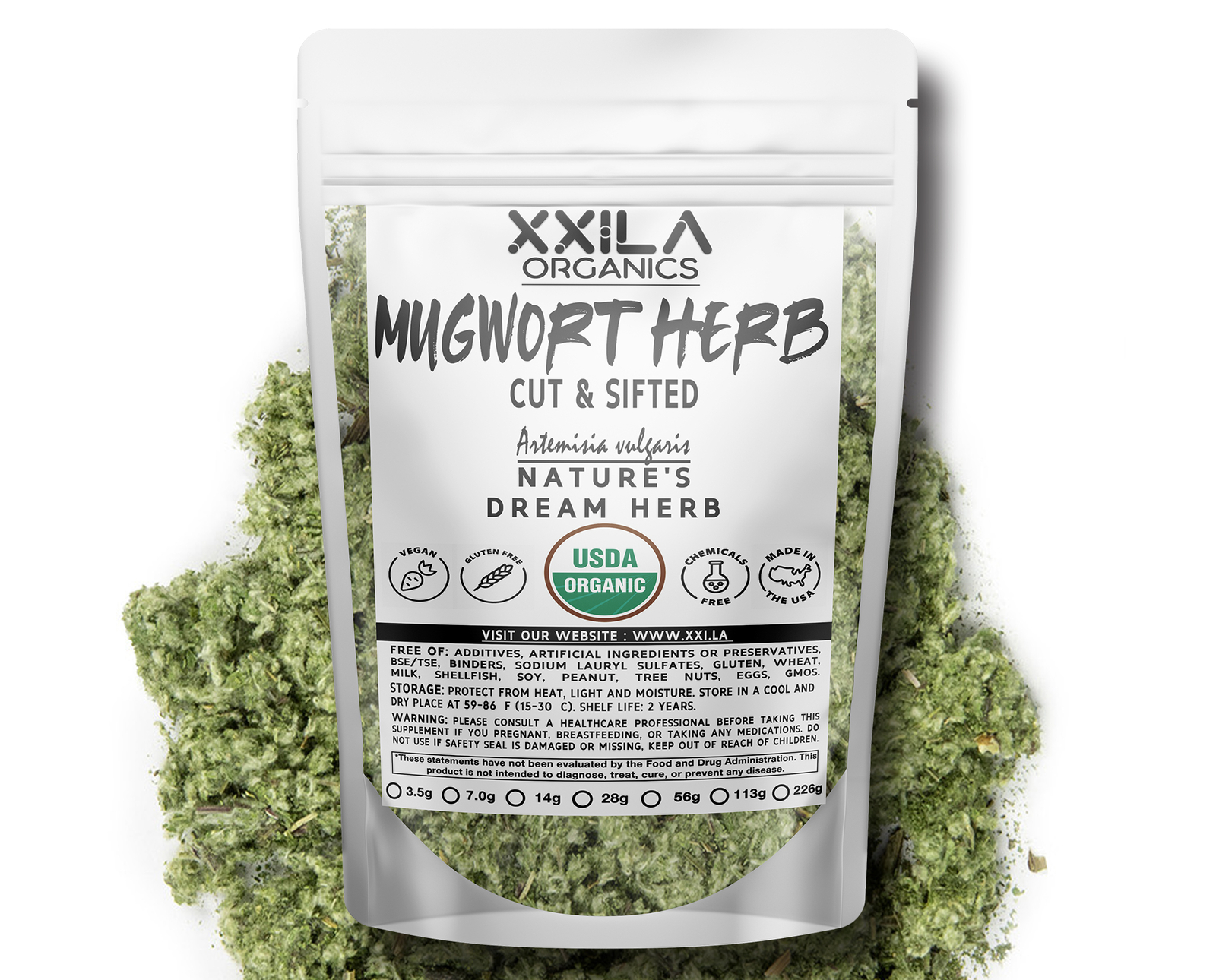 Mugwort Herb, Dream Enhancing, Pure Natural for Tea & Rituals, Premium Quality