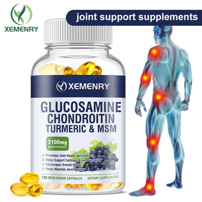 Glucosamine Chondroitin Turmeric & MSM 2100mg – Triple Strength Joint Support