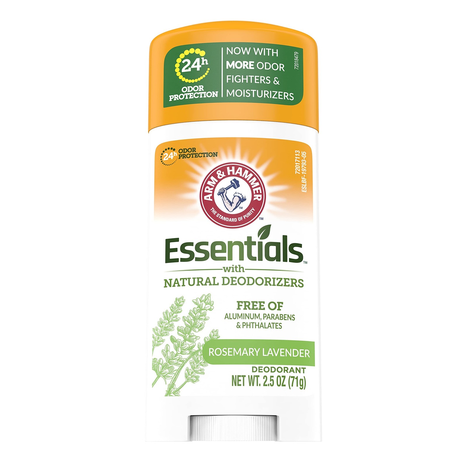 ARM & HAMMER Essentials Natural 2.5 Ounce (Pack of 4), White and Orange