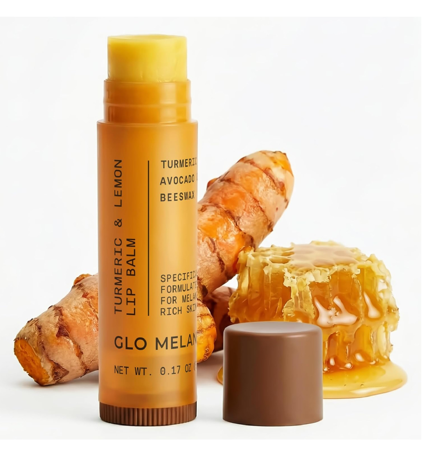 Glo Melanin All Natural Lemon and Turmeric Lip Balm – Natural Lip Balm Illuminat
