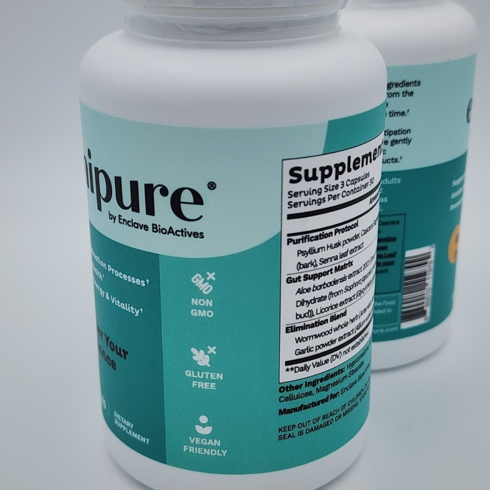 1-3 bottles Elimipure Gut Cleanse ~ Restore Supplement 90 capsules hot sealed