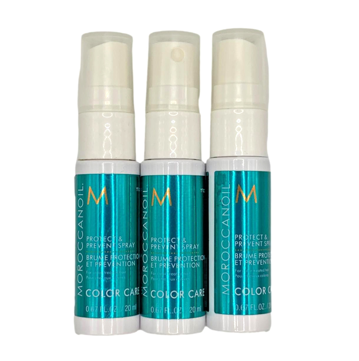 3X Moroccanoil Protect & Prevent Spray Color Care 0.67oz/20ml each Travel