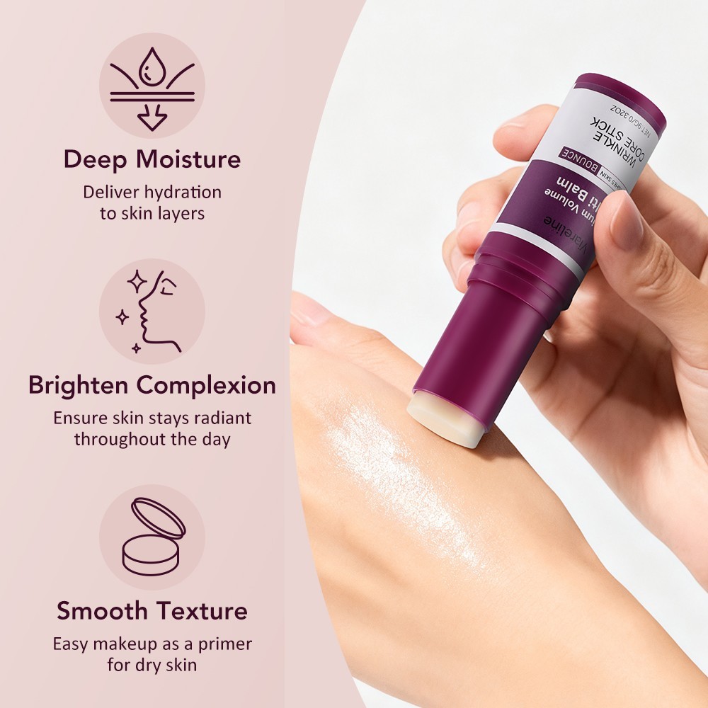2Pack Calcium Volume Multi Balm, Wrinkle Core Stick, Anti-aging, Hydrating Firm
