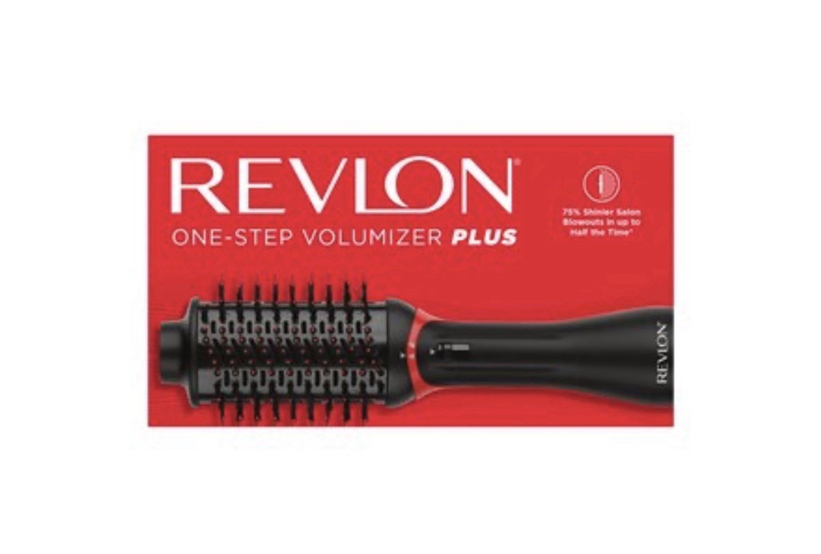 Revlon One-Step Volumizer Plus Hair Dryer 2.4in Adjustable Heat Black
