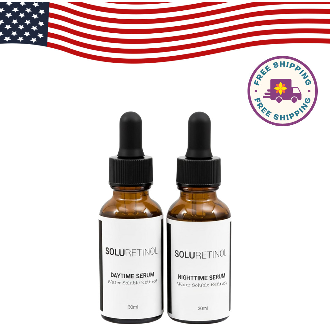 Soluretinol Advanced Wrinkle Serum,Skin Renewing Day And Night System