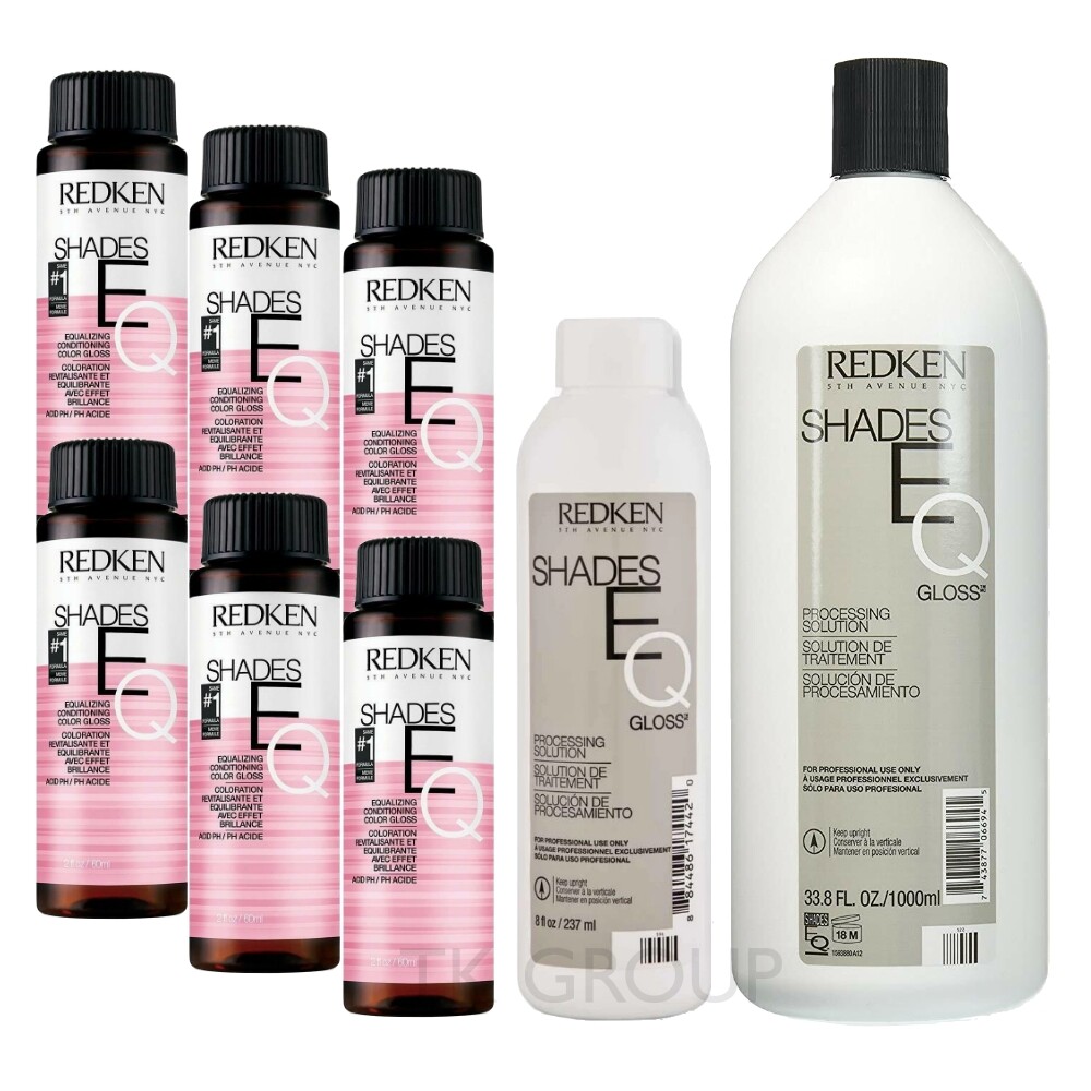 Redken Shades EQ Gloss Demi Hair color 2oz or Solution 8oz, 1L ☆Choose Option
