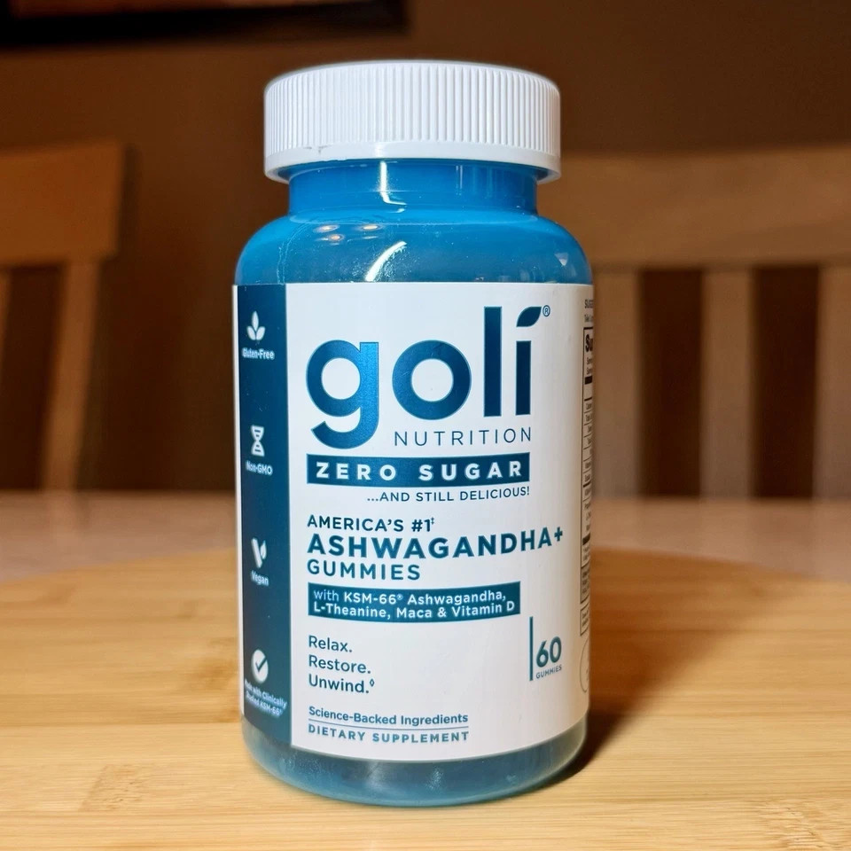 3 PACK Goli Zero Sugar ACV+,Pre+Post+Probiotics, and Ashwagandha+ Gummies Bundle