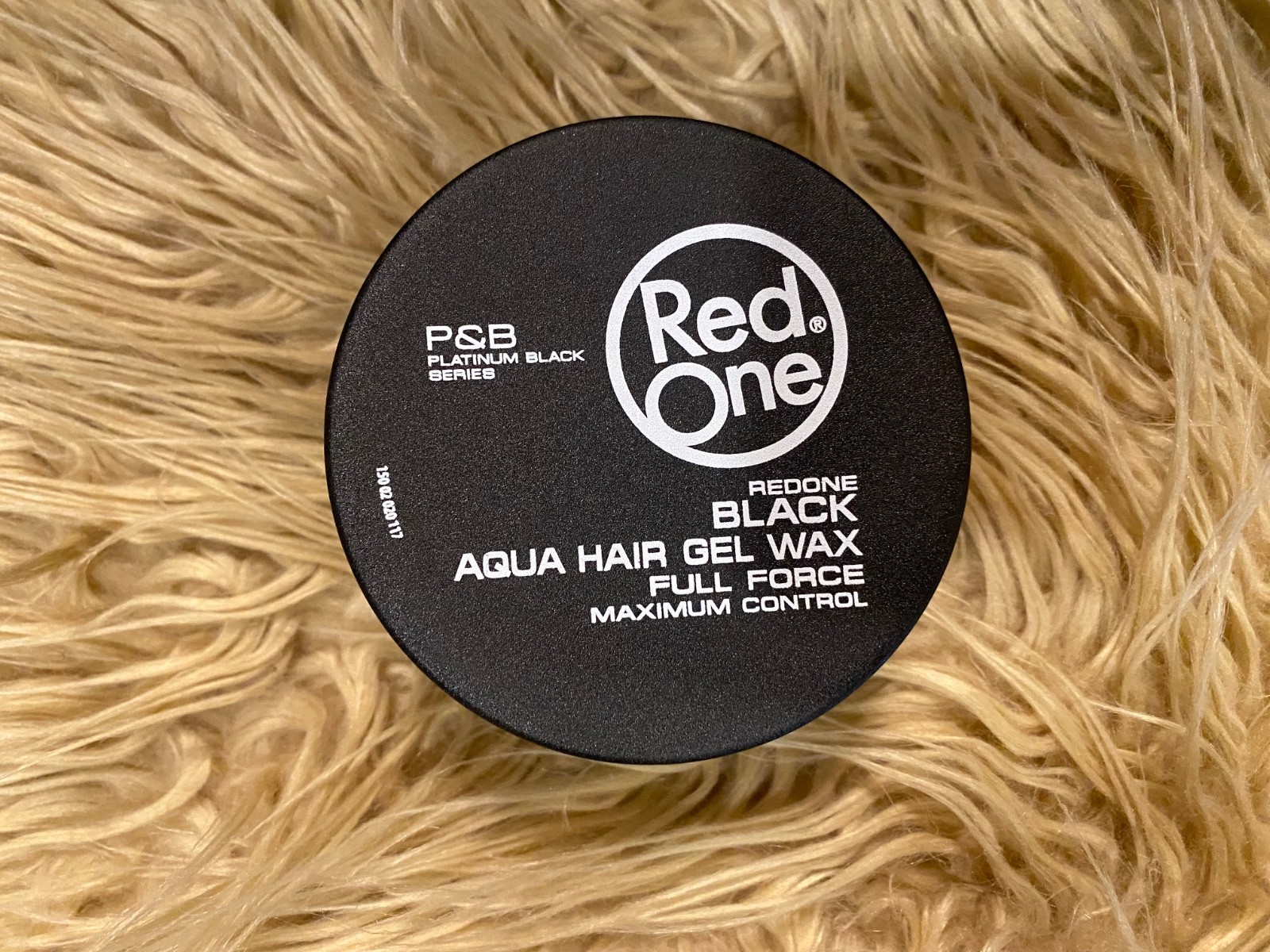 RedOne Black Aqua Hair Gel Wax Full Force 150 ml (5 fl oz) Lime Scent