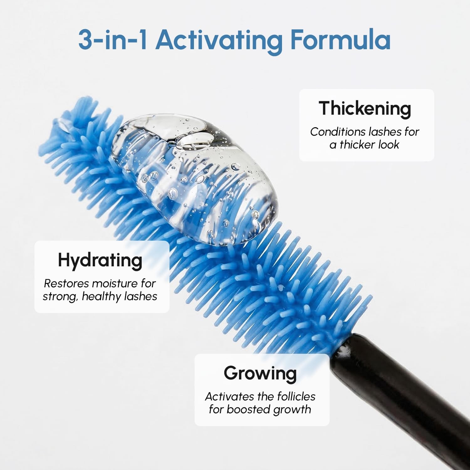 MAREE Eyelash & Brow Growth Serum with Multi-Peptide & Castor Oil for Women