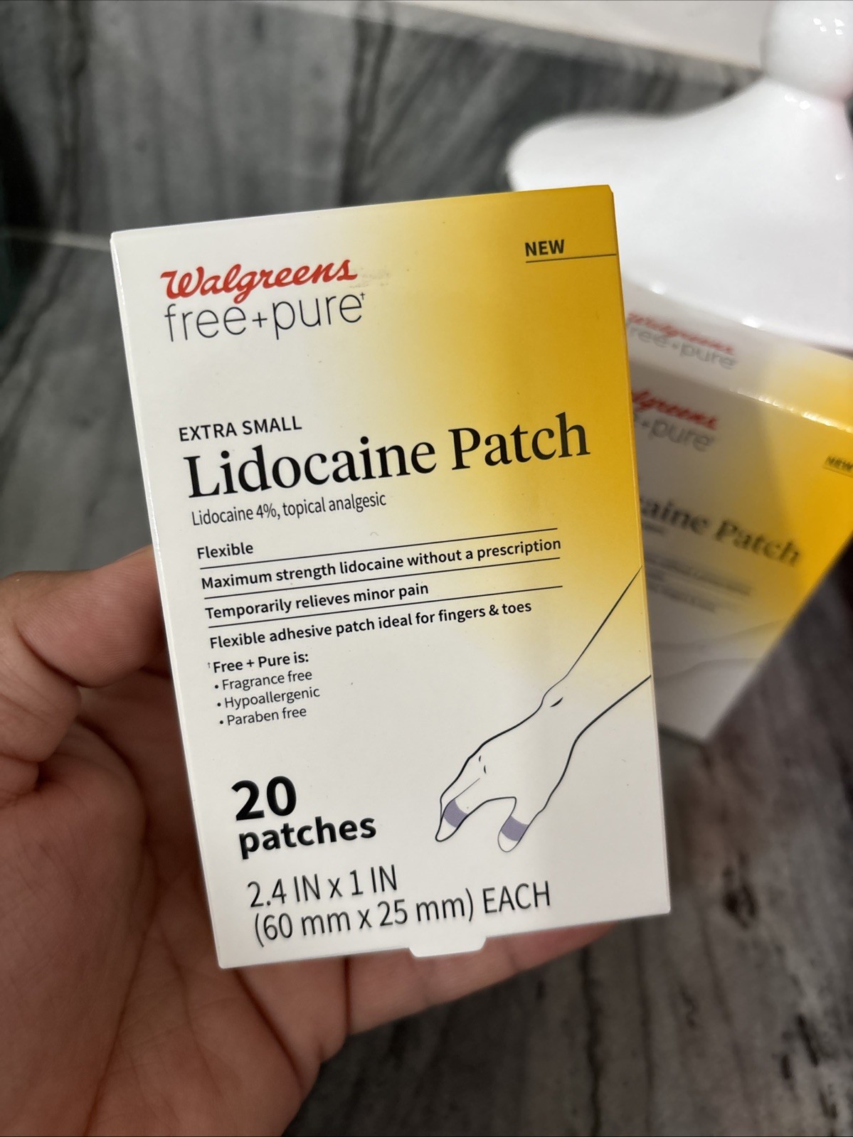 2 Pk Walgreens Extra Small Patch 2.4 IN X 1 IN