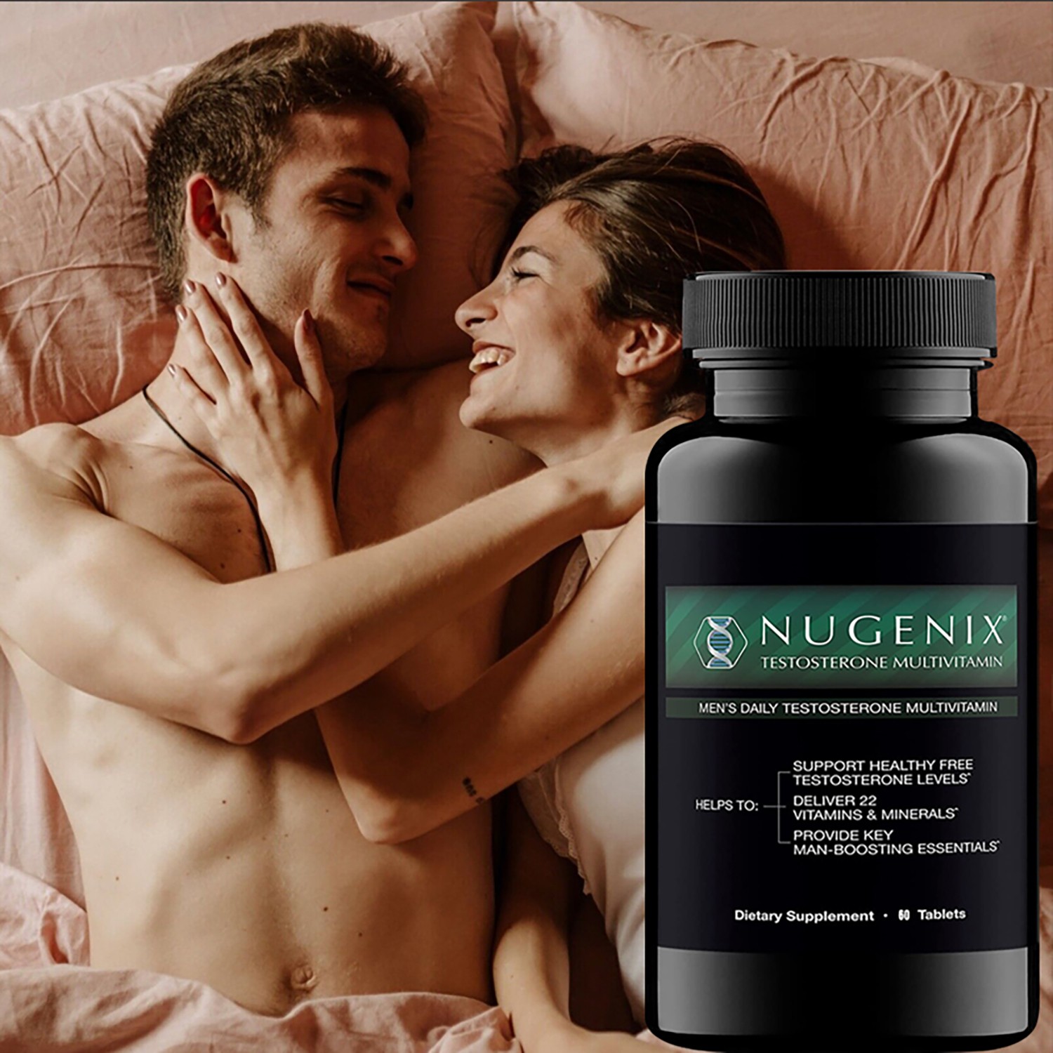 NUGENIX Testosterone 120pcs – Multivitamin Promotes Healthy Blood Circulation