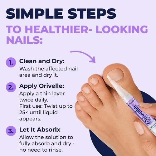 Orivelle Anti Pen, Clear Anti Fungal Pen, Anti Fungal Nail 3ml