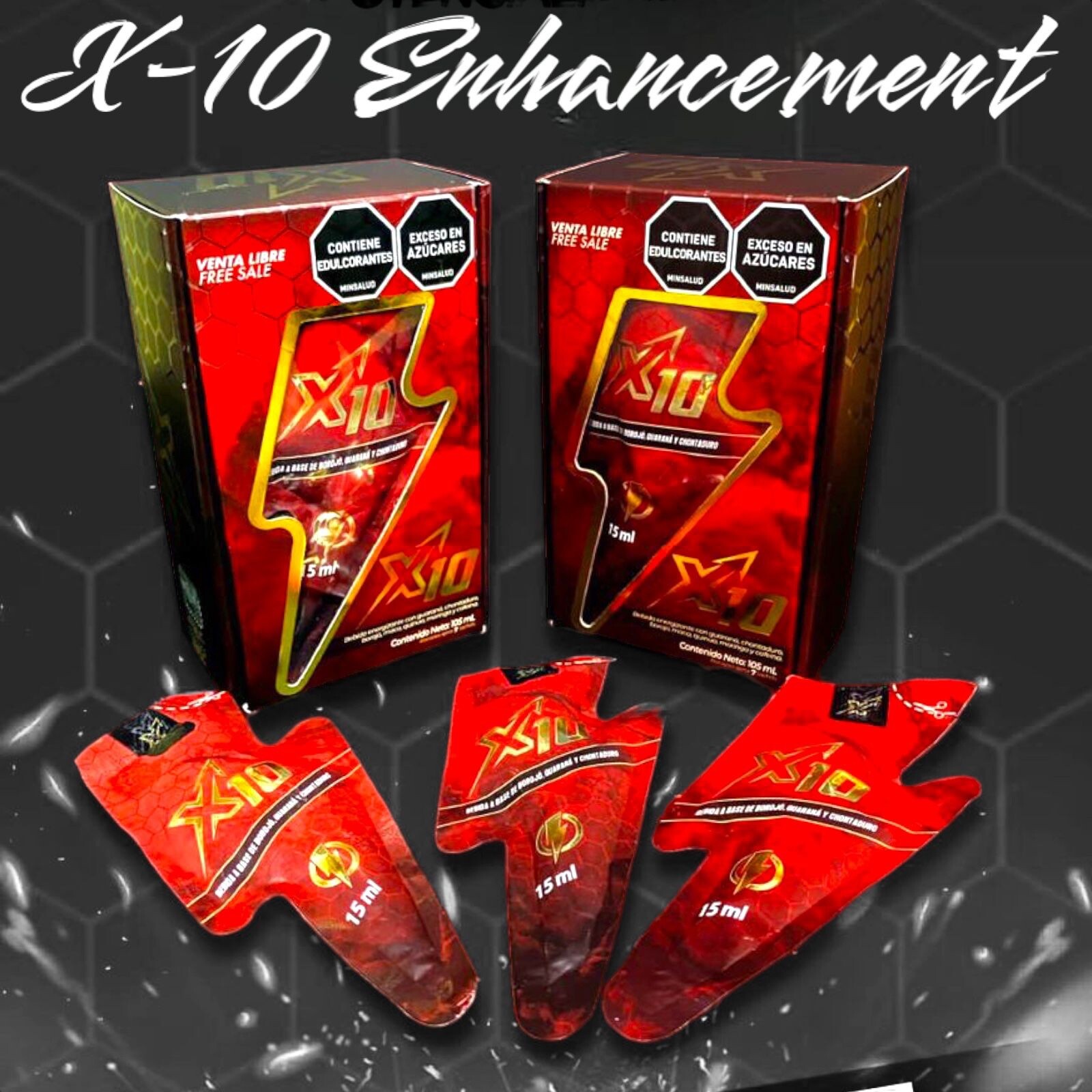 X 10 Sachets Men & Women Sex Enhancement Potent Formula for Best PERFORMANCE!