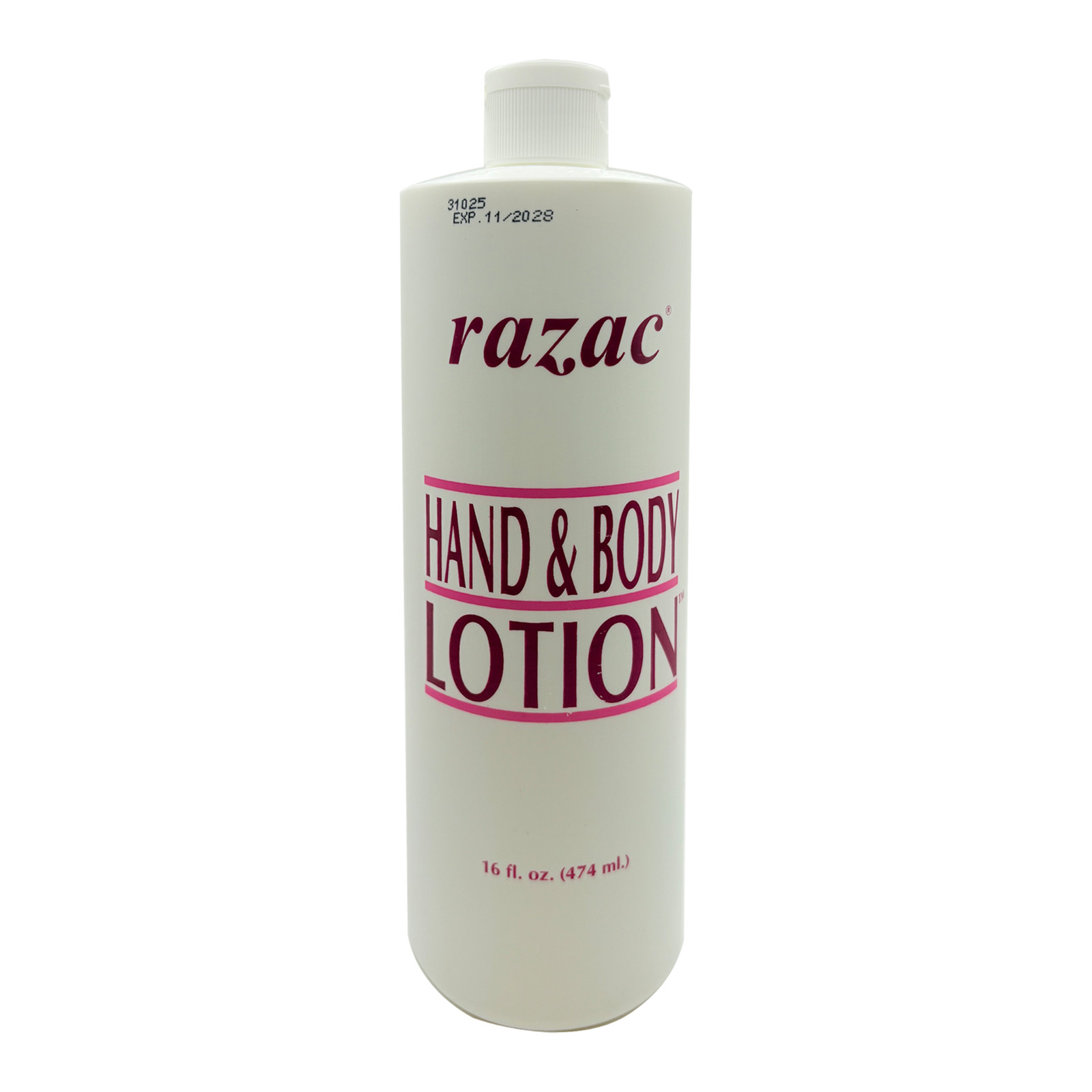 Razac Hand and Body Lotion, 16oz (4PACK) (EXP. 11/2028)