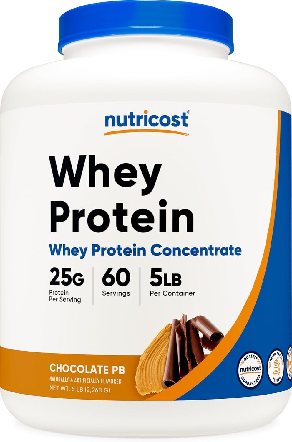 Whey Protein Concentrate Chocolate Peanut Butter 5LB Non-GMO
