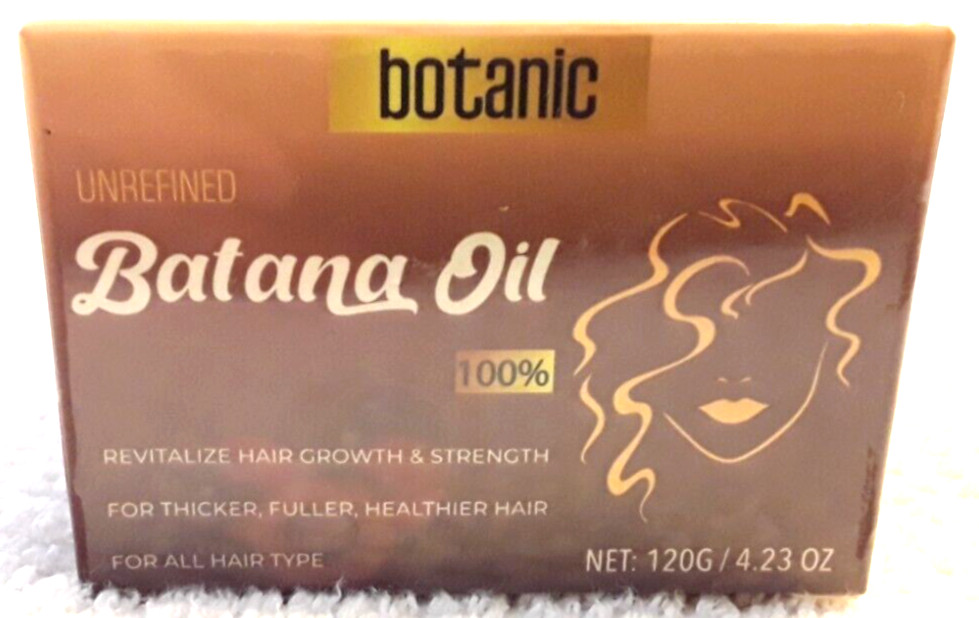 Botanic UNREFINED Batana Oil 100% Revitalize Hair Growth Strength All Hair Types