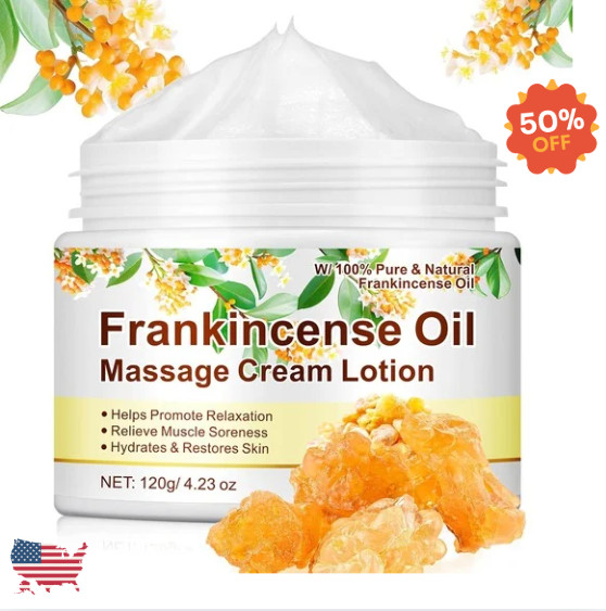 Vitality Frankincense Balm 4.23 Fl.Oz, Deep Moisturizing Frankincense Cream